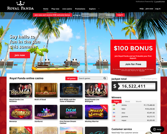 Royal Panda UK Casino Logo